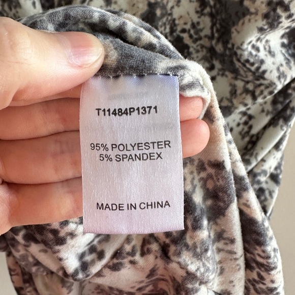 Tart Cinched Bubble Skirt Mini Dress, Alligator/Crocodile Print, Size Small - Picture 14 of 15